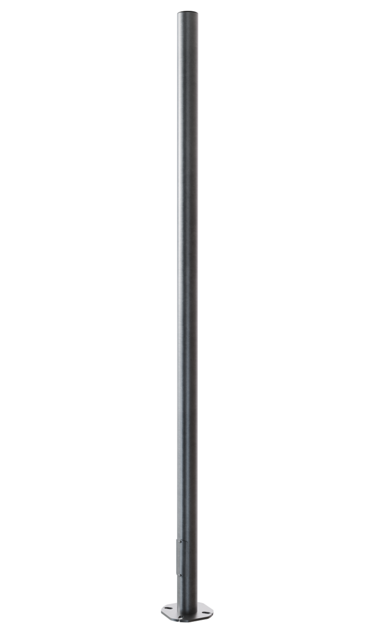 Round straight pole 10 ft. ROS OD 4 (Aluminum+powder coating)